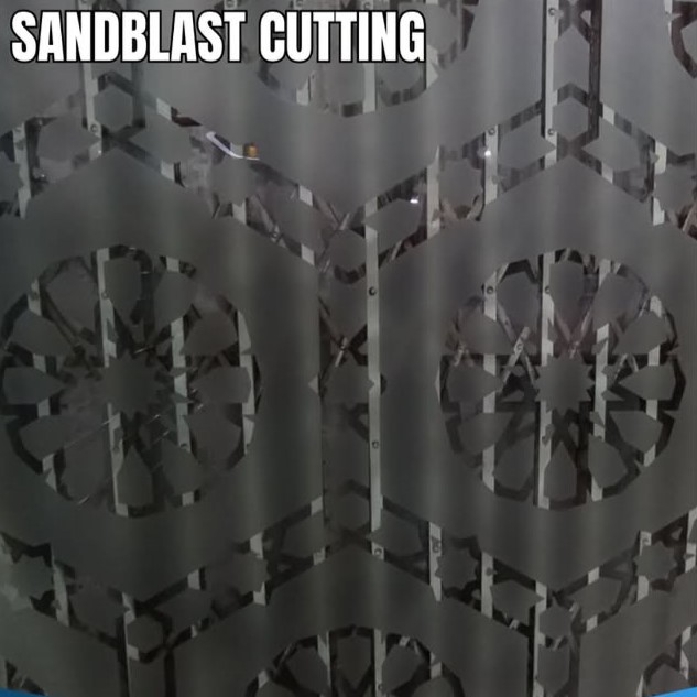Sticker Sandblast Cutting
