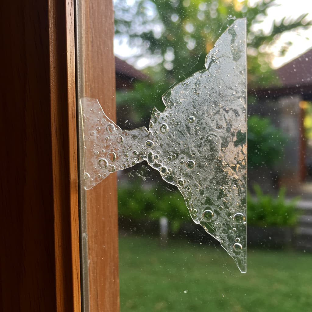 Sandblast kaca di Bali