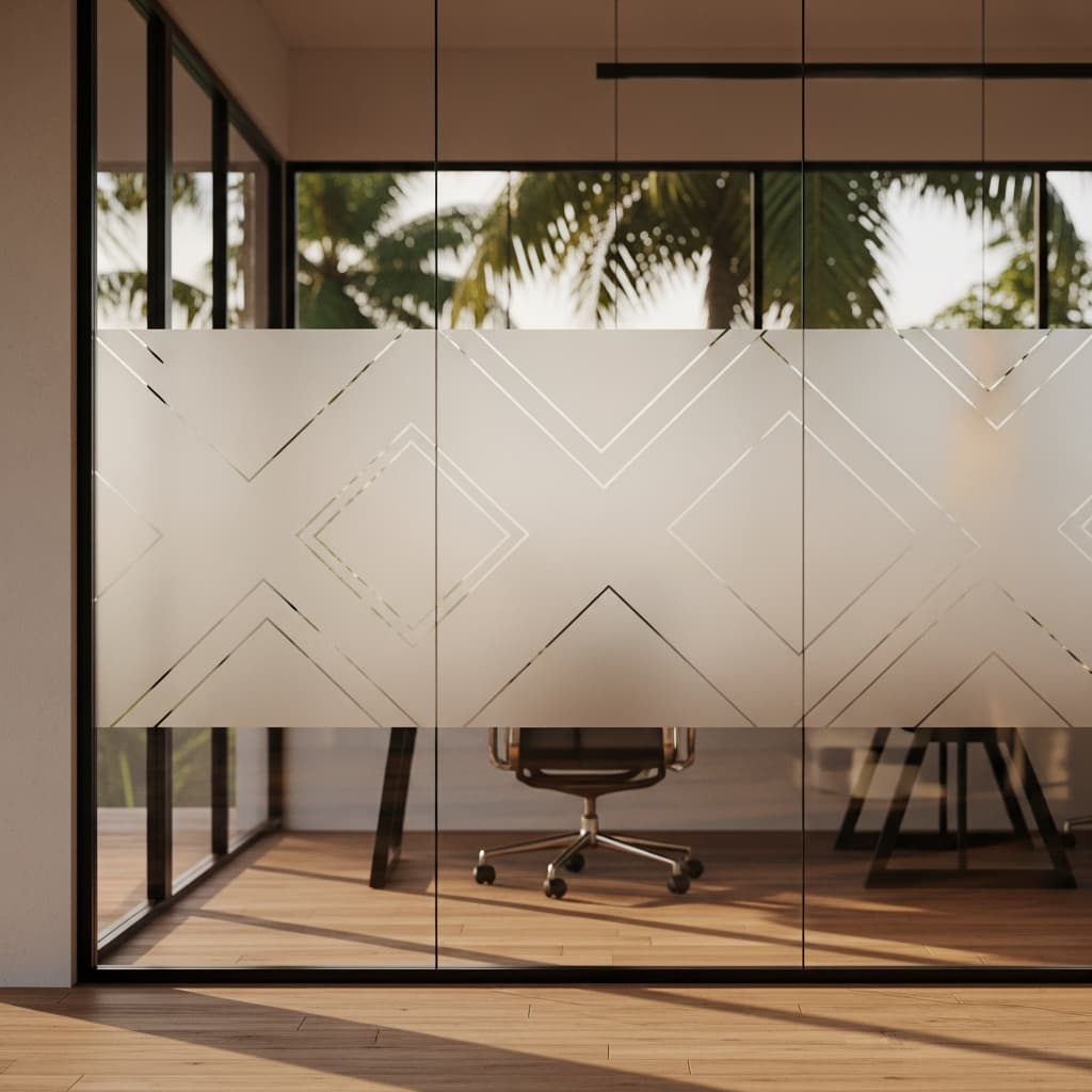 Pasang Sticker Sandblast di Bali