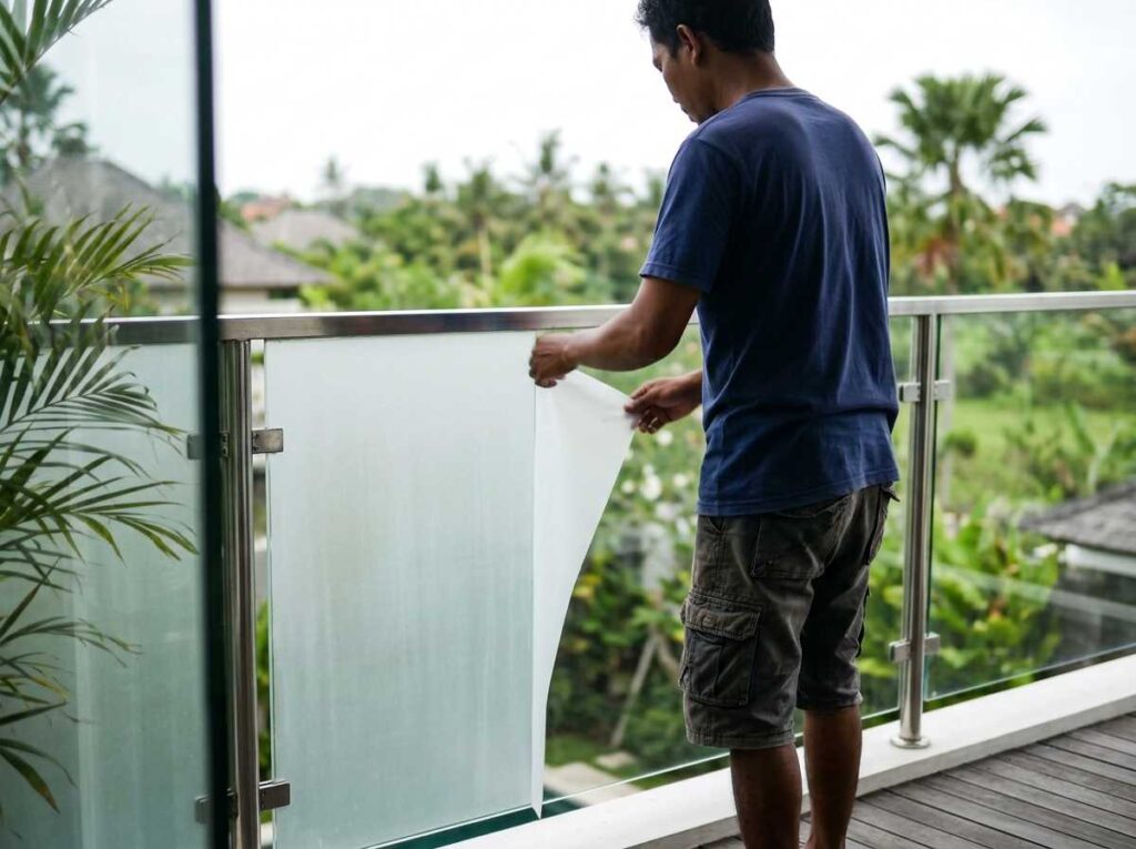 Pembuktian praktis di lapangan mengenai apakah sticker sandblast bisa dilepas dengan mudah menggunakan bantuan teknik pemanasan yang tepat.